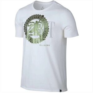 Men’s Jordan Pure Money Bank Note Tshirt size M